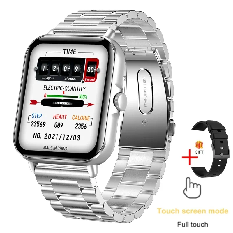 

RUMOCOVO® Bluetooth Calling Smart Watch Men Full Touch Screen Sports Fitness Watch IP67 Waterproof Bluetooth For Android ios