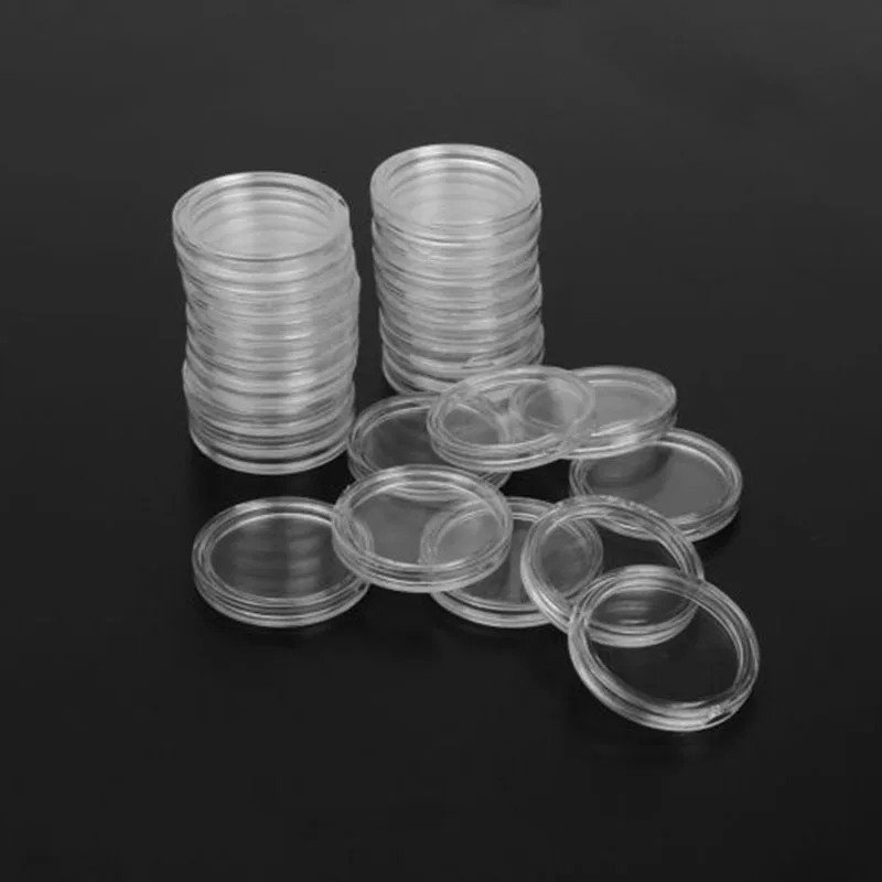 1/100pcs 19*5mm Set Of Coin Capsules Your Own Collections Or As A Gift For Any Occasion Coin Collection Crescent Opening Design
1/100pcs 19*5mm Set Of Coin Capsules Your Own Collections Or As A Gift For Any Occasion Coin Collection Crescent Opening Design