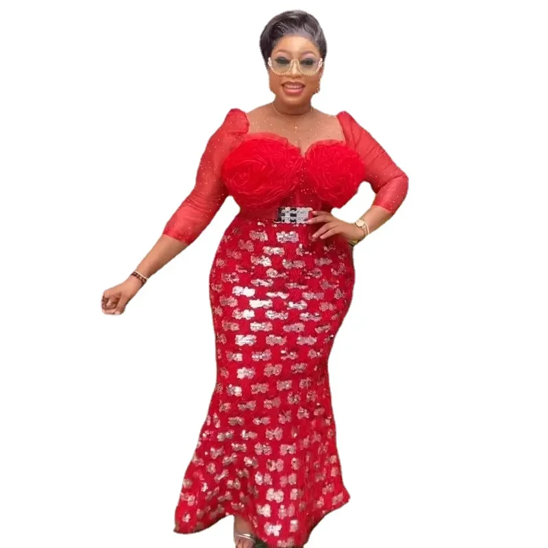 Africa Clothes African Party Dresses for Women Plus Size Dashiki Ankara Sequin Wedding Evening Gown Sexy Bodycon Maxi Long Dress
Africa Clothes African Party Dresses for Women Plus Size Dashiki Ankara Sequin Wedding Evening Gown Sexy Bodycon Maxi Long Dress
