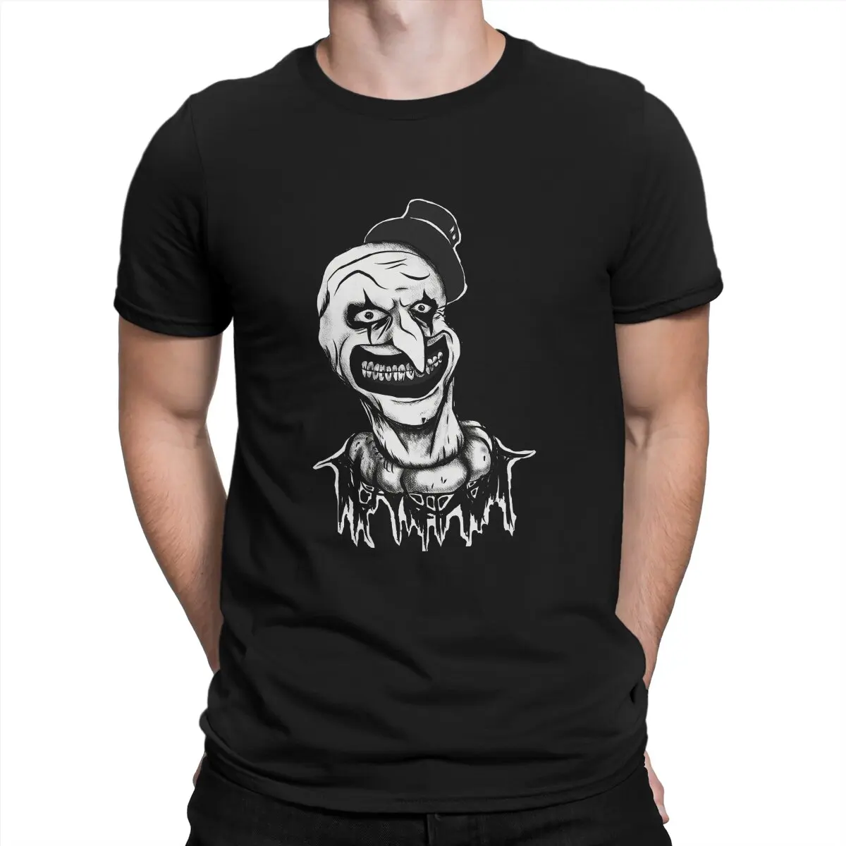 Fanart Men TShirt Terrifier Horror Films O Neck Short Sleeve Fabric T Shirt Funny Top Quality Gift Idea
Fanart Men TShirt Terrifier Horror Films O Neck Short Sleeve Fabric T Shirt Funny Top Quality Gift Idea
