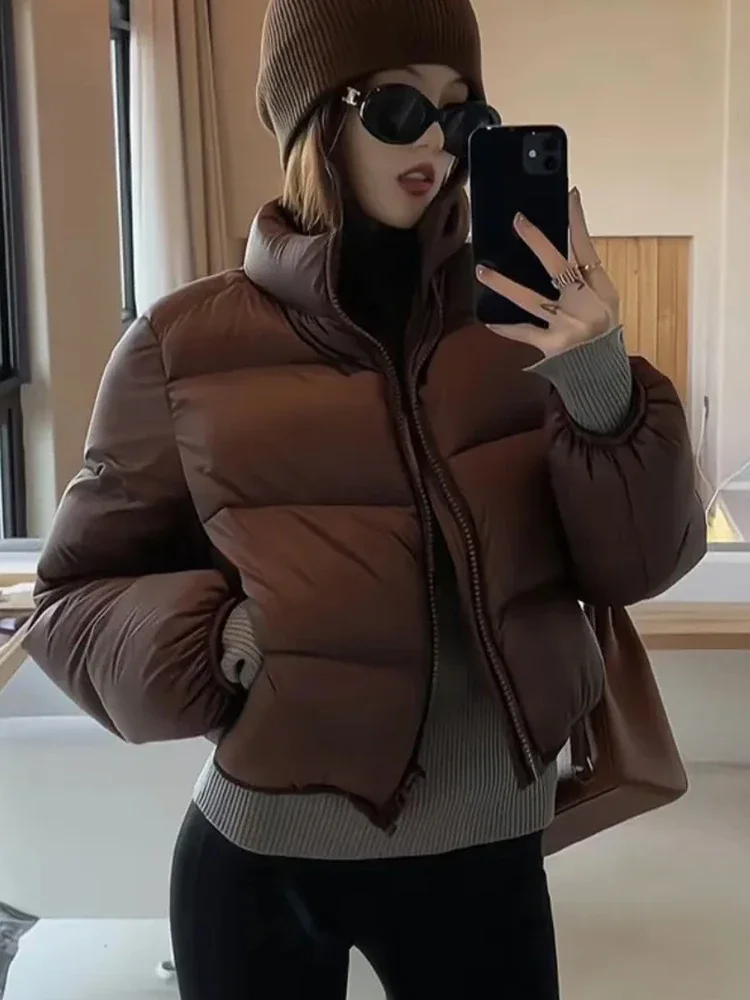 Vintage Down Cotton Jackets Women Short Parkas Female Autumn Winter Warm Padding Jacket Ladies Casual Fashion Stand Collar Coat
Vintage Down Cotton Jackets Women Short Parkas Female Autumn Winter Warm Padding Jacket Ladies Casual Fashion Stand Collar Coat