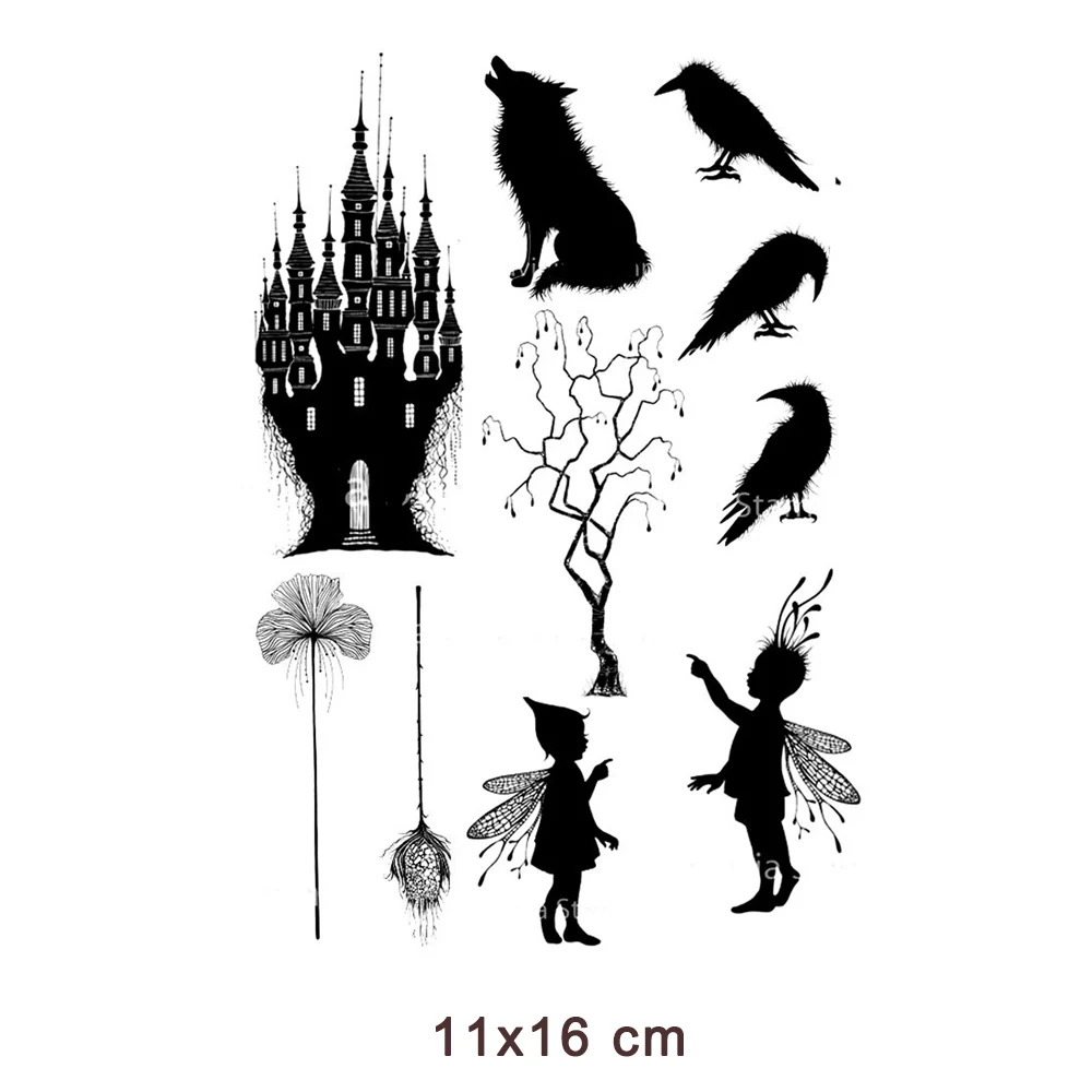 

New Arrivals 2023 Fairy animals Clear Stamps Seal for DIY Scrapbooking Card Rubber Stamp Making Photo Album Handemade Crafts