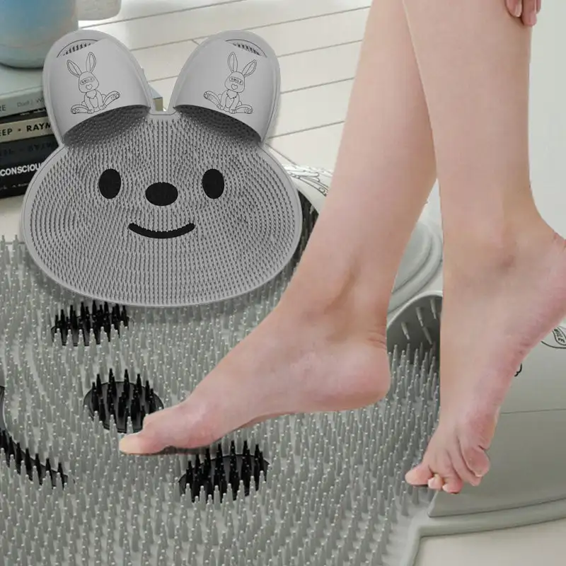 Multi-Functional Silicone Massage Mat Rabbit Bath Mat Bathroom Non-slip Pad Foot Wash Dead Skin Removal Shower Room Floor Mat
Multi-Functional Silicone Massage Mat Rabbit Bath Mat Bathroom Non-slip Pad Foot Wash Dead Skin Removal Shower Room Floor Mat
