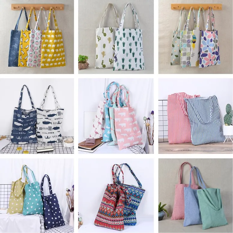 2020 Fashion Cartoon Cotton Linen Shoulder Bags Shopping Bags Outdoor Canvas Women Tote Pouch Grocery Storage Bags
2020 Fashion Cartoon Cotton Linen Shoulder Bags Shopping Bags Outdoor Canvas Women Tote Pouch Grocery Storage Bags