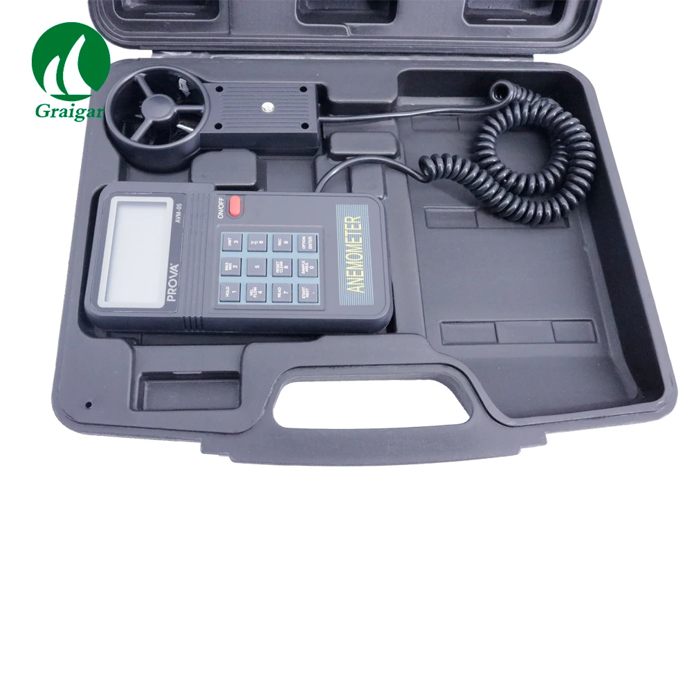 PROVA AVM-05 Thermo Anemometer Tester Digital Air Flow Velocity Meter Wind Speed Tester 0.0-45m/s
PROVA AVM-05 Thermo Anemometer Tester Digital Air Flow Velocity Meter Wind Speed Tester 0.0-45m/s