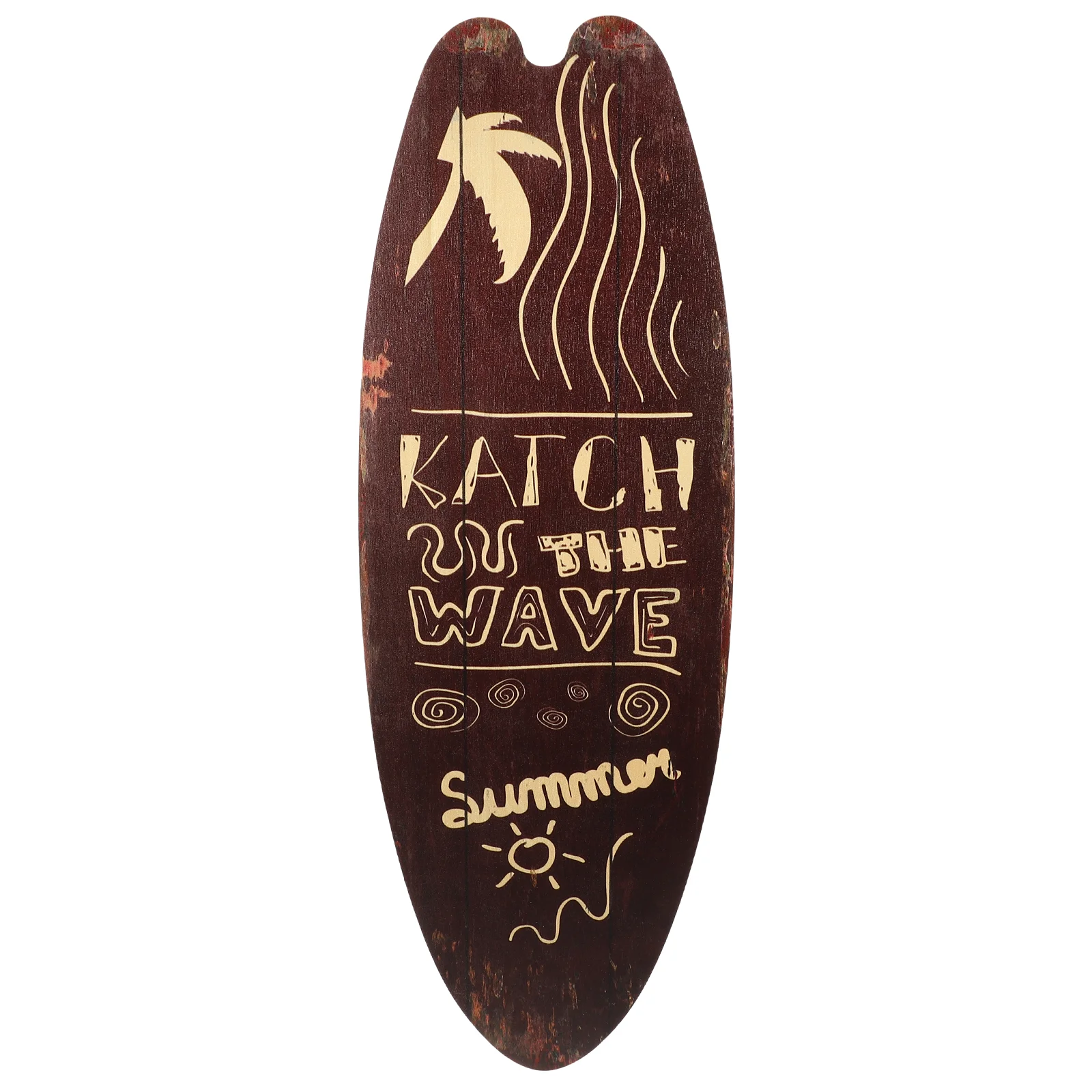 Wood Surfboard Sign Ornaments Wooden Hanging Surfboard Plaque Wall Decor Beach Coastal Summer Nautical Welcome Decorations
Wood Surfboard Sign Ornaments Wooden Hanging Surfboard Plaque Wall Decor Beach Coastal Summer Nautical Welcome Decorations
