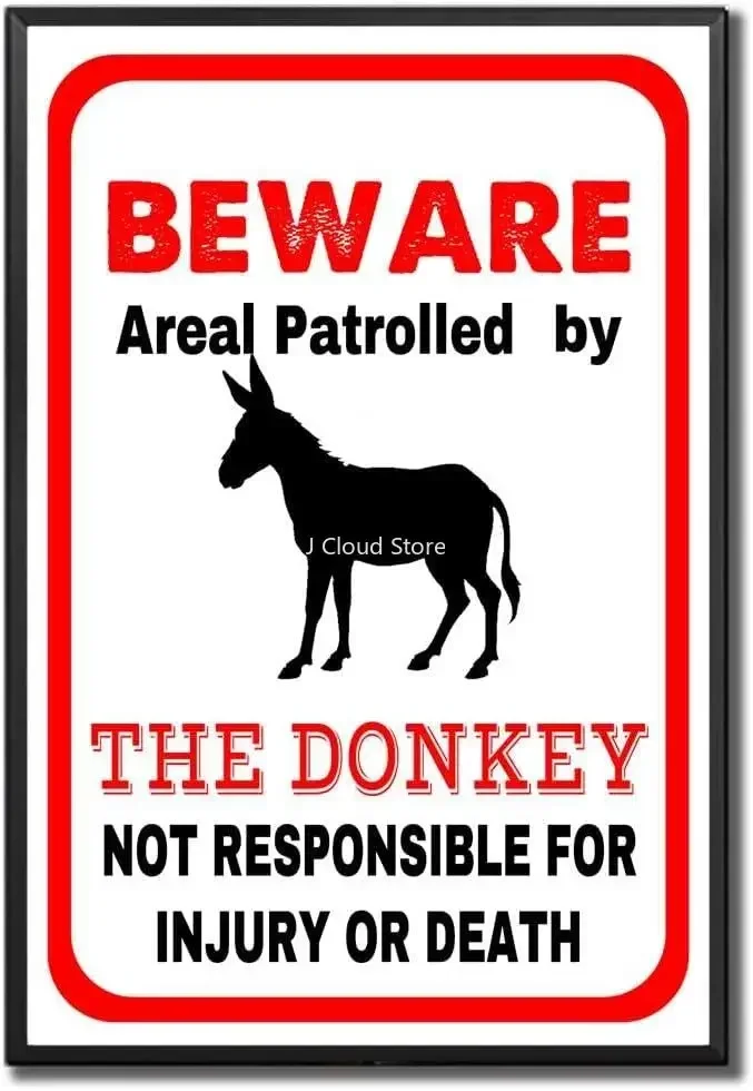 Tin Sign The Donkey Sign warns That The Property is Guarded by a The Donkey Funny Outdoor Warning Sign Fun Home Decor
Tin Sign The Donkey Sign warns That The Property is Guarded by a The Donkey Funny Outdoor Warning Sign Fun Home Decor