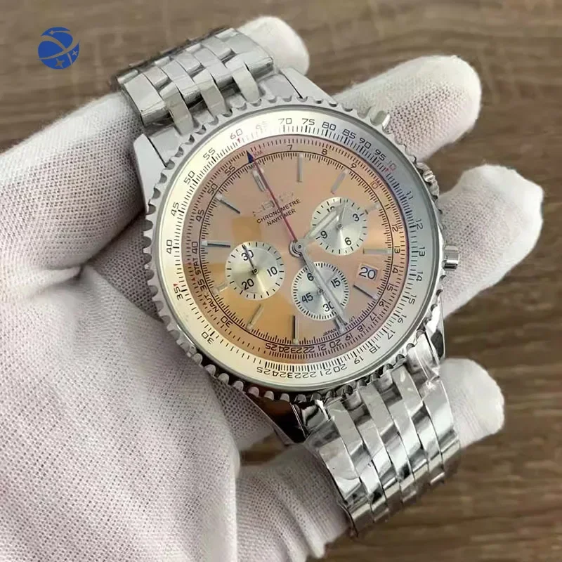 Yun YiNew Style 46.5mm Stainless Steel Charming Quartz Watch With Japanese VK63 Quartz Movement 
Yun YiNew Style 46.5mm Stainless Steel Charming Quartz Watch With Japanese VK63 Quartz Movement