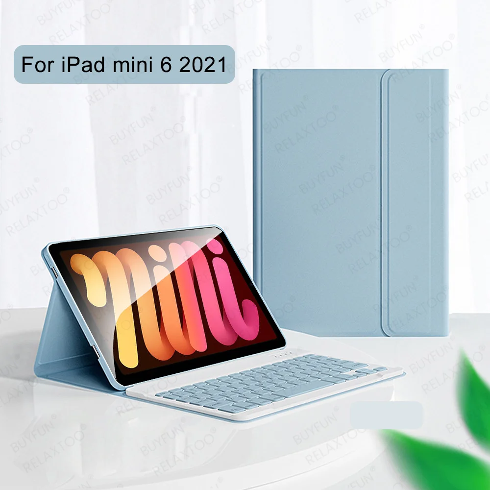 Чехол с клавиатурой 6-го поколения для iPad Mini, Умный Магнитный чехол с беспроводной клавиатурой и слотом для ручки для iPad Mini 6, 2021, 8,3 дюйма, чехол
Чехол с клавиатурой 6-го поколения для iPad Mini, Умный Магнитный чехол с беспроводной клавиатурой и слотом для ручки для iPad Mini 6, 2021, 8,3 дюйма, чехол