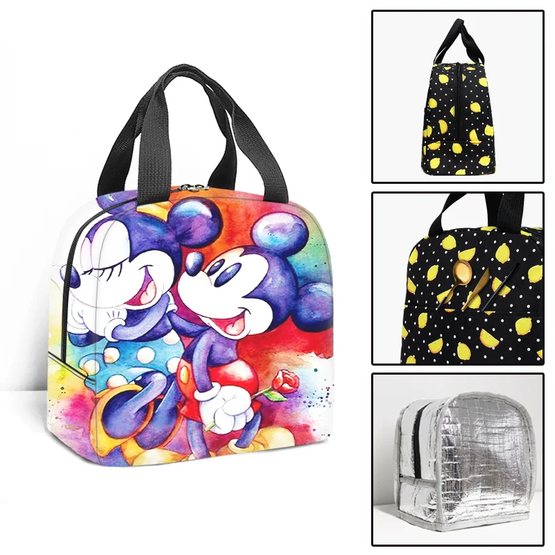 Disney Mickey Minnie Mouse Thermal Cooler Tote Food Picnic Bags Children Travel Lunch Bags Kids School Insulated Lunch Bag
Disney Mickey Minnie Mouse Thermal Cooler Tote Food Picnic Bags Children Travel Lunch Bags Kids School Insulated Lunch Bag