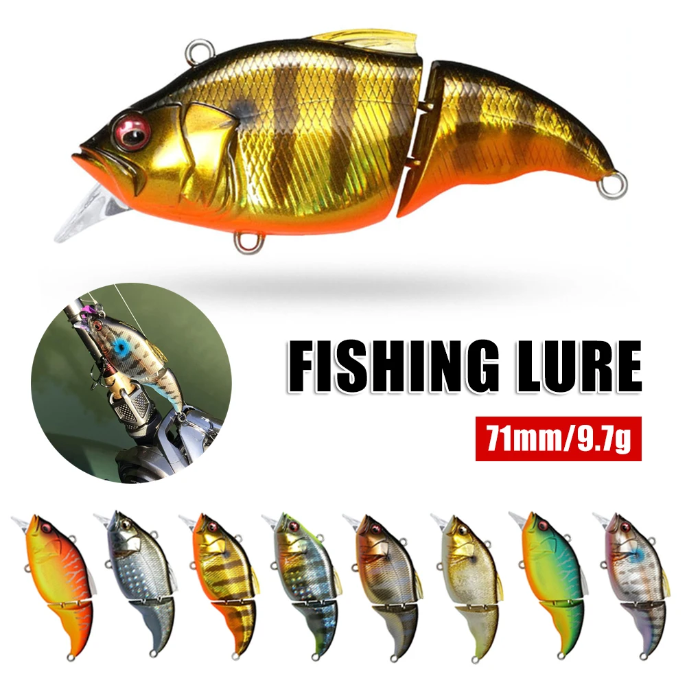 1PC 71Mm 9.7g Fishing Wobbler 2-Segmented Swimbait Crankbait Lifelike Hard Bait for Bass Pike Saltwater Fishing Floating Lure
1PC 71Mm 9.7g Fishing Wobbler 2-Segmented Swimbait Crankbait Lifelike Hard Bait for Bass Pike Saltwater Fishing Floating Lure