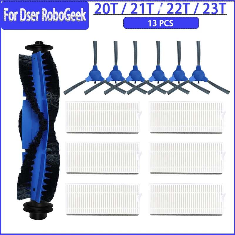 Запасные части для пылесоса Dser RoboGeek 20T / 21T / 22T/23T, основной ролик, боковая щетка, предварительный фильтр, аксессуары
Запасные части для пылесоса Dser RoboGeek 20T / 21T / 22T/23T, основной ролик, боковая щетка, предварительный фильтр, аксессуары