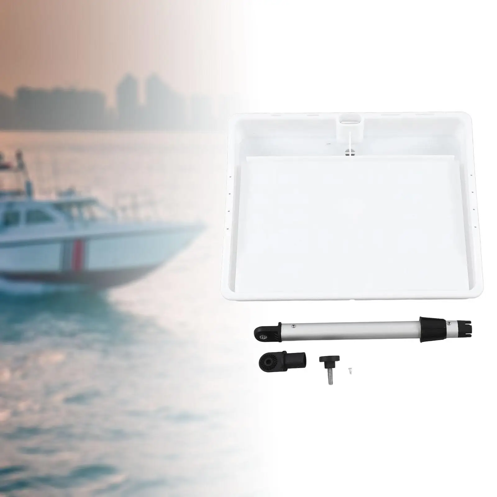 Boat Fishing Fillet Cutting Board White Sturdy Accessories 18x14.5inch Pliers Knife Storage Compartment Fish Cleaning Station
Boat Fishing Fillet Cutting Board White Sturdy Accessories 18x14.5inch Pliers Knife Storage Compartment Fish Cleaning Station