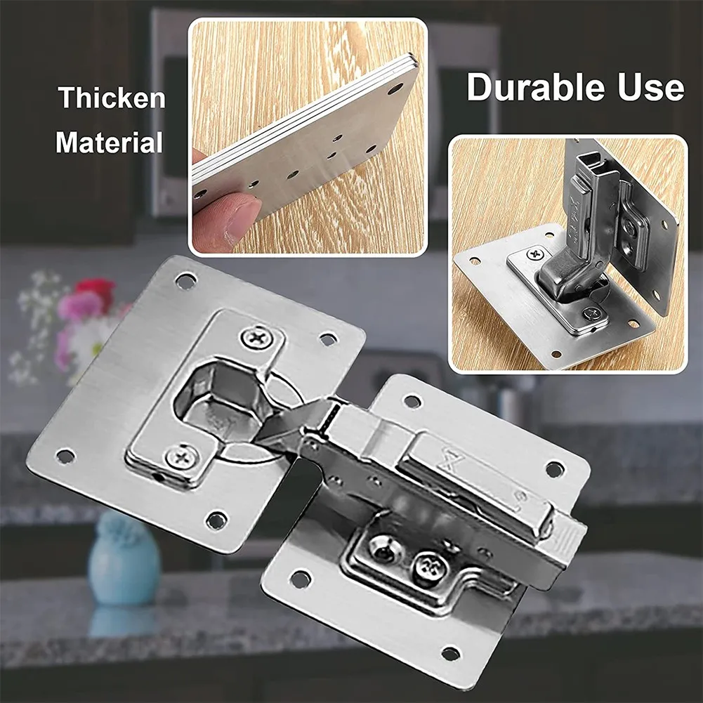 2/4/10/20pcs Stainless Steel Table Repair Plate For Cabinet Furniture Hinges Mounting Tool Kitchen Cupboard Door Fixing Plate
2/4/10/20pcs Stainless Steel Table Repair Plate For Cabinet Furniture Hinges Mounting Tool Kitchen Cupboard Door Fixing Plate