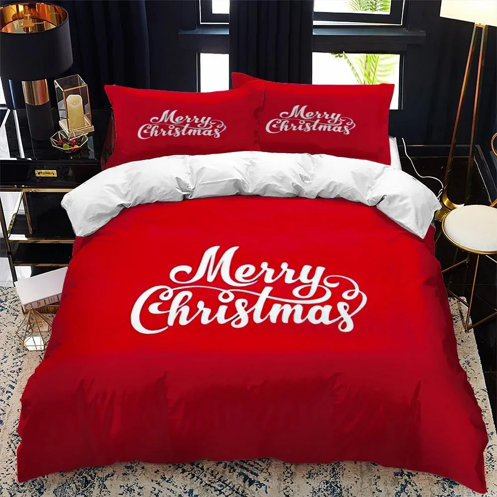 Christmas Duvet Cover for Kids Boys Girls Teens King Queen Size Winter Red Santa Claus Gift bedding set Soft and comfortable
Christmas Duvet Cover for Kids Boys Girls Teens King Queen Size Winter Red Santa Claus Gift bedding set Soft and comfortable