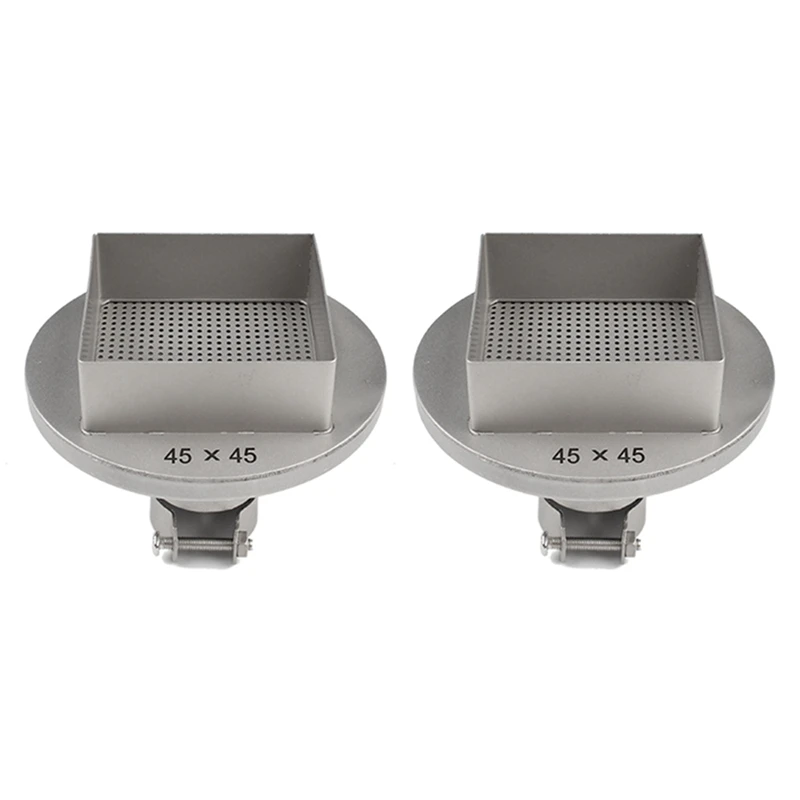 2 Pcs 45Mmx45mm Hot Air Square Nozzles BGA Soldering Station Rework Stations Universal BGA Nozzle Welding Accessories
2 Pcs 45Mmx45mm Hot Air Square Nozzles BGA Soldering Station Rework Stations Universal BGA Nozzle Welding Accessories