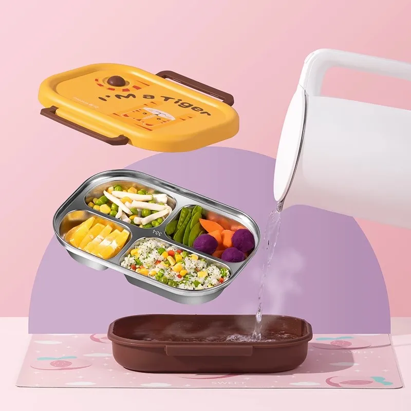 Premium Stainless Steel Insulated Lunch Box - Keep Your Food Fresh and Safe with Food Grade Material - Perfect for On-the-Go Me
Premium Stainless Steel Insulated Lunch Box - Keep Your Food Fresh and Safe with Food Grade Material - Perfect for On-the-Go Me