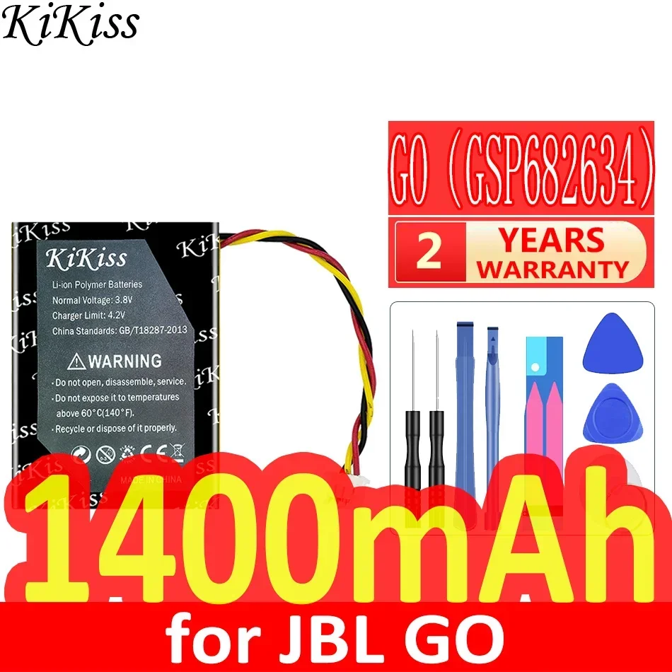 

Мощный аккумулятор 1300 мАч/1400 мАч KiKiss для JBL Speaker GO 3 GO3 Speaker