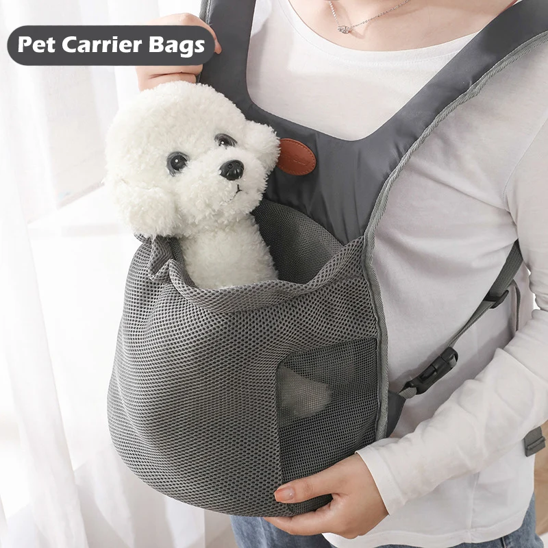 

Breathable Mesh Backpack for Pet, Adjustable Chest, Four-legged, Small Dog, Outdoor Travel, Safety Carrier Bag, Pet Supplies