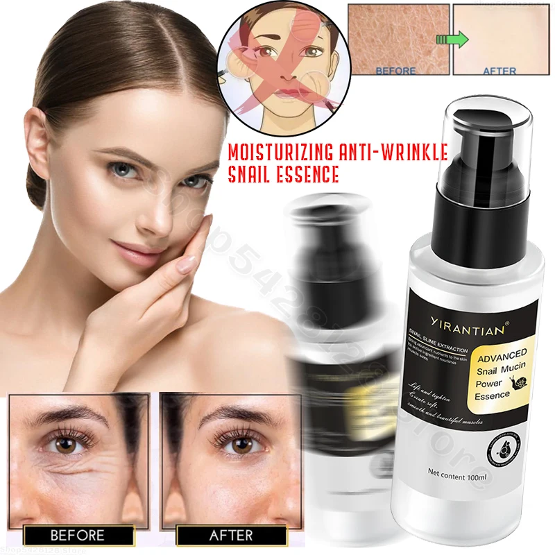 

Snail Serum Collagen Liquid Moisturizes and Fades Facial Fine Lines Essence To Improve Dry, Dull and Tender Skin 100ml