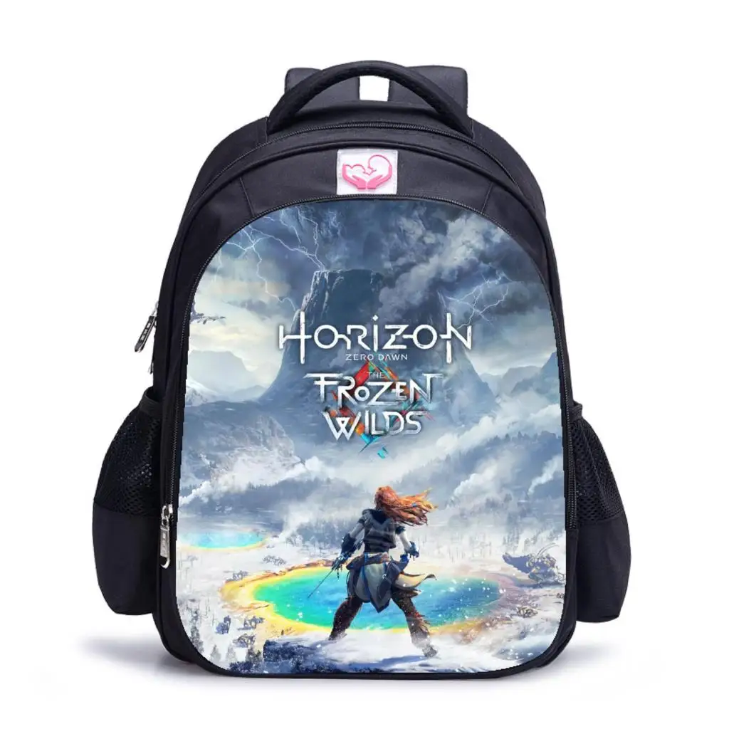 

16 Inch Horizon Forbidden West Backpack Boys Girls School Shoulder Bags Daily Bags Teenager Student College Rucksack Mochila