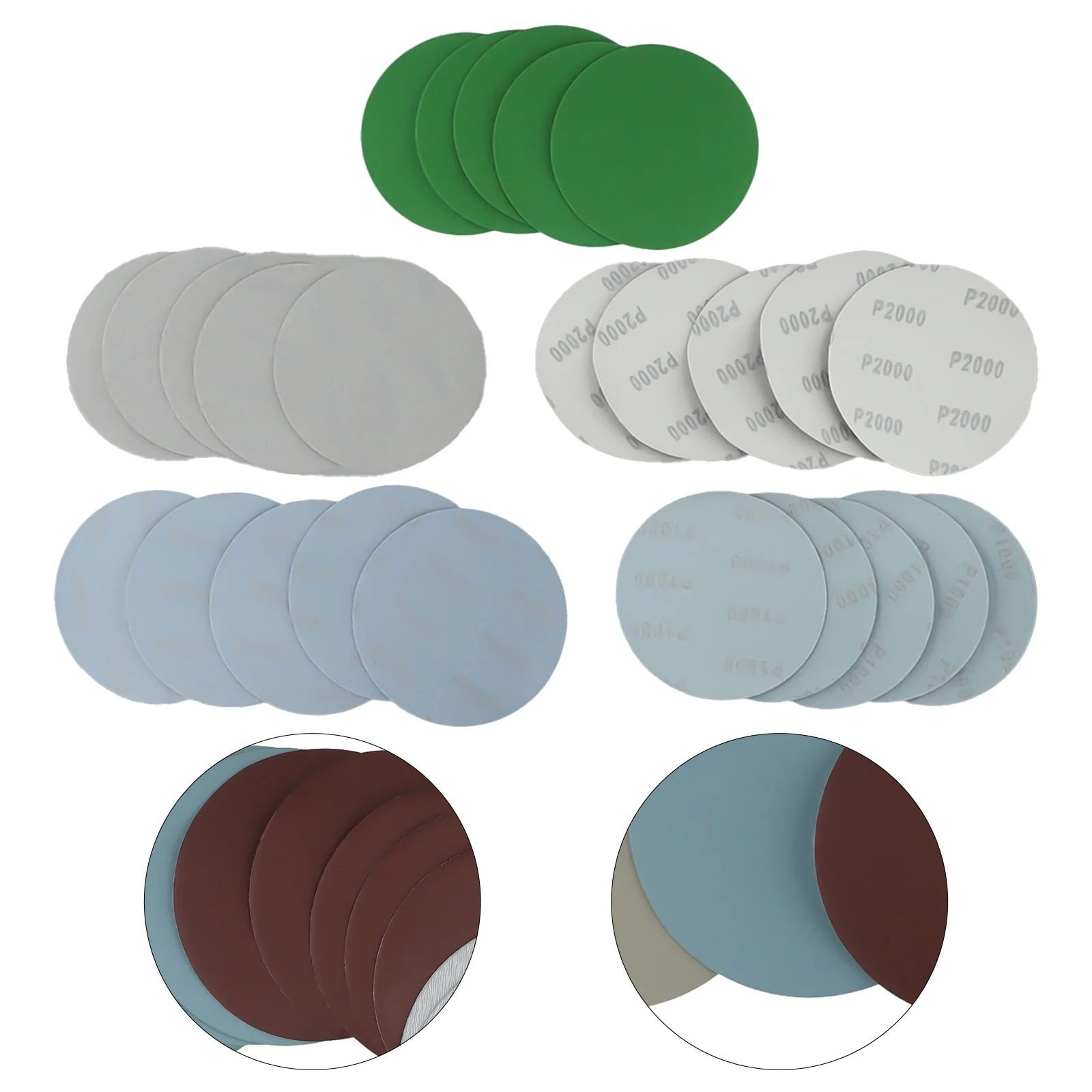 Accessories Sanding Disc Parts 1000-5000 Grits 125mm 25pcs 5 Inch High quality Hook And Loop Sand Paper Durable
Accessories Sanding Disc Parts 1000-5000 Grits 125mm 25pcs 5 Inch High quality Hook And Loop Sand Paper Durable