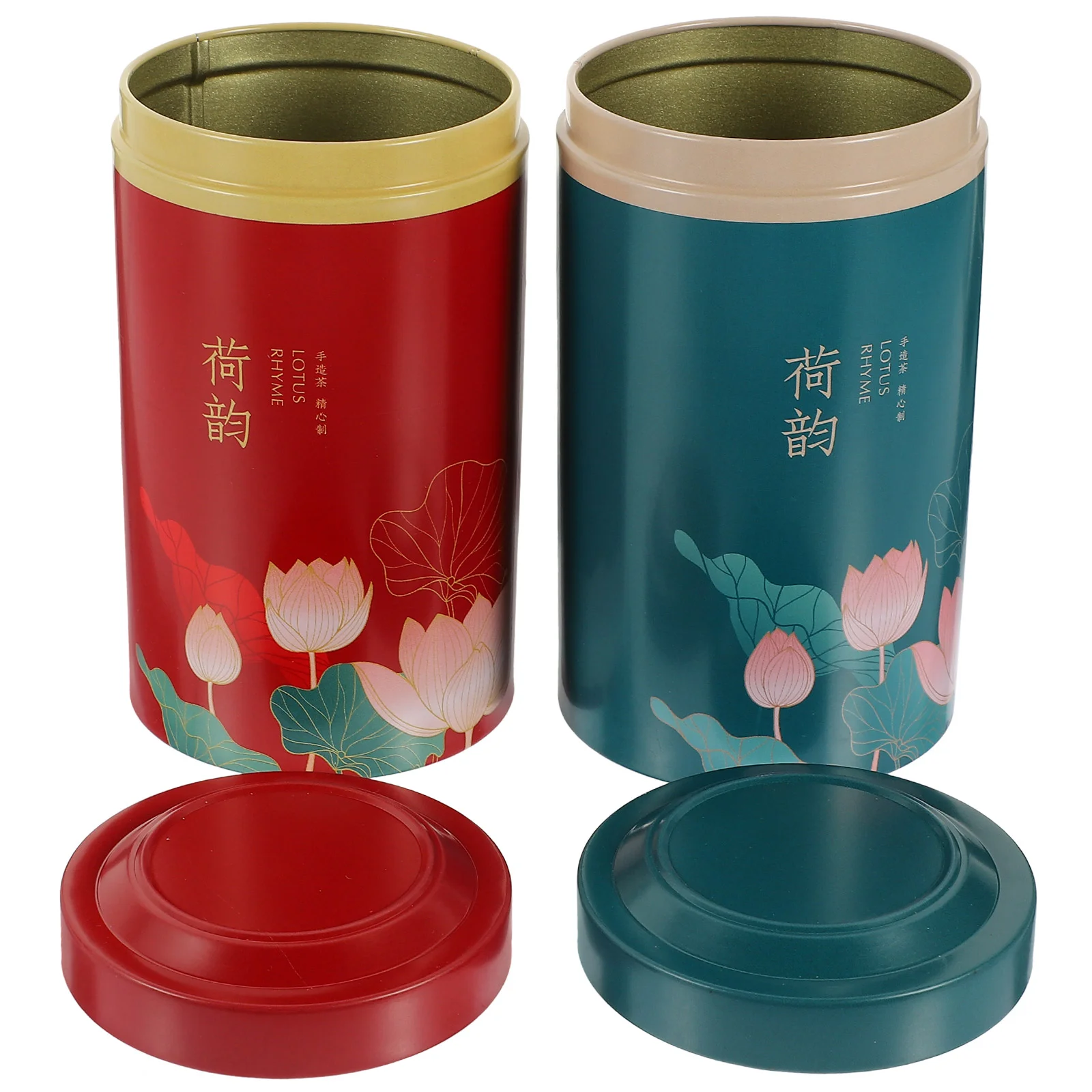 2 Pcs Tea Airtight Can Storage Holder Tinplate Container Tank Home Adorn Canister
2 Pcs Tea Airtight Can Storage Holder Tinplate Container Tank Home Adorn Canister