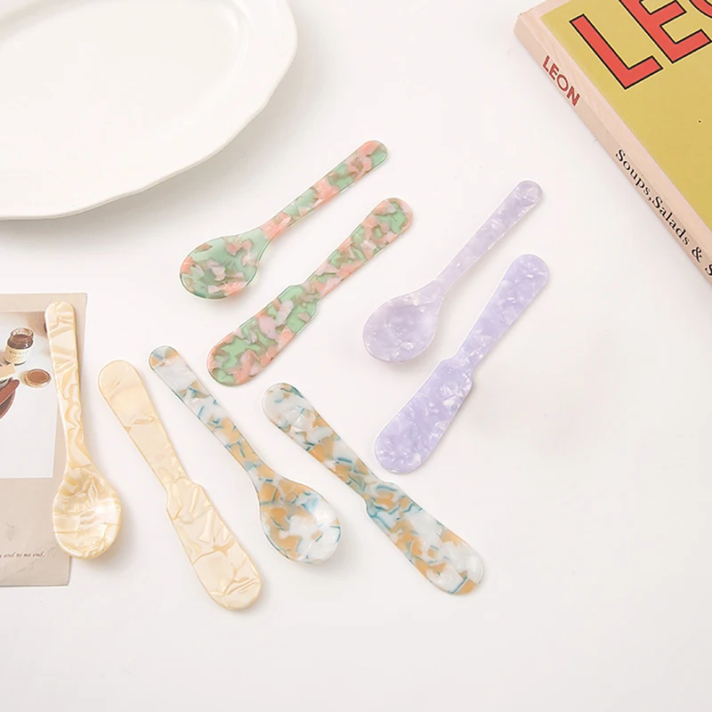 Colorful Acrylic Ice Spoon Cream Coffee Caviar Spoon Stirring Spoons Dessert Spoon Teaspoon Crafts Tableware Party Photo Props
Colorful Acrylic Ice Spoon Cream Coffee Caviar Spoon Stirring Spoons Dessert Spoon Teaspoon Crafts Tableware Party Photo Props