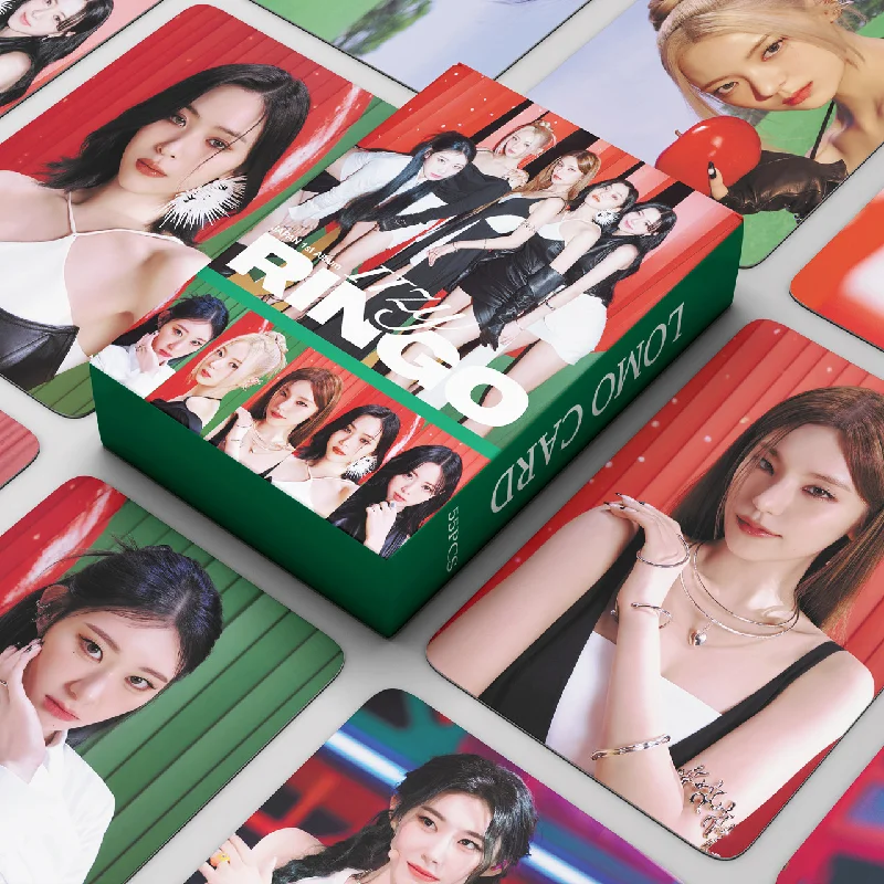 

55pcs/set Kpop ITZY Lomo Cards High Quality HD Photo New Album RINGO LIA YEJI RYUJIN YUNA CHAERYEONG Fans Collection Gift