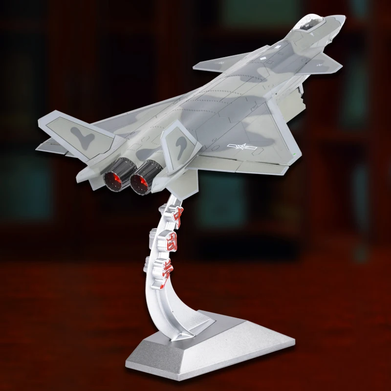 Diecast Chinese J-20 Militarized Combat Fighter Jet Alloy & Plastic Model 1:60 Scale Toy Gift Collection Simulation Display
Diecast Chinese J-20 Militarized Combat Fighter Jet Alloy & Plastic Model 1:60 Scale Toy Gift Collection Simulation Display