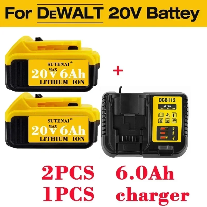 2023 Upgrade DCB200 20V 6000mAh Battery , charger For Dewalt 18V DCB184 DCB200 DCB182 DCB180 DCB181 DCB182 DCB201 Tools Battery
2023 Upgrade DCB200 20V 6000mAh Battery , charger For Dewalt 18V DCB184 DCB200 DCB182 DCB180 DCB181 DCB182 DCB201 Tools Battery