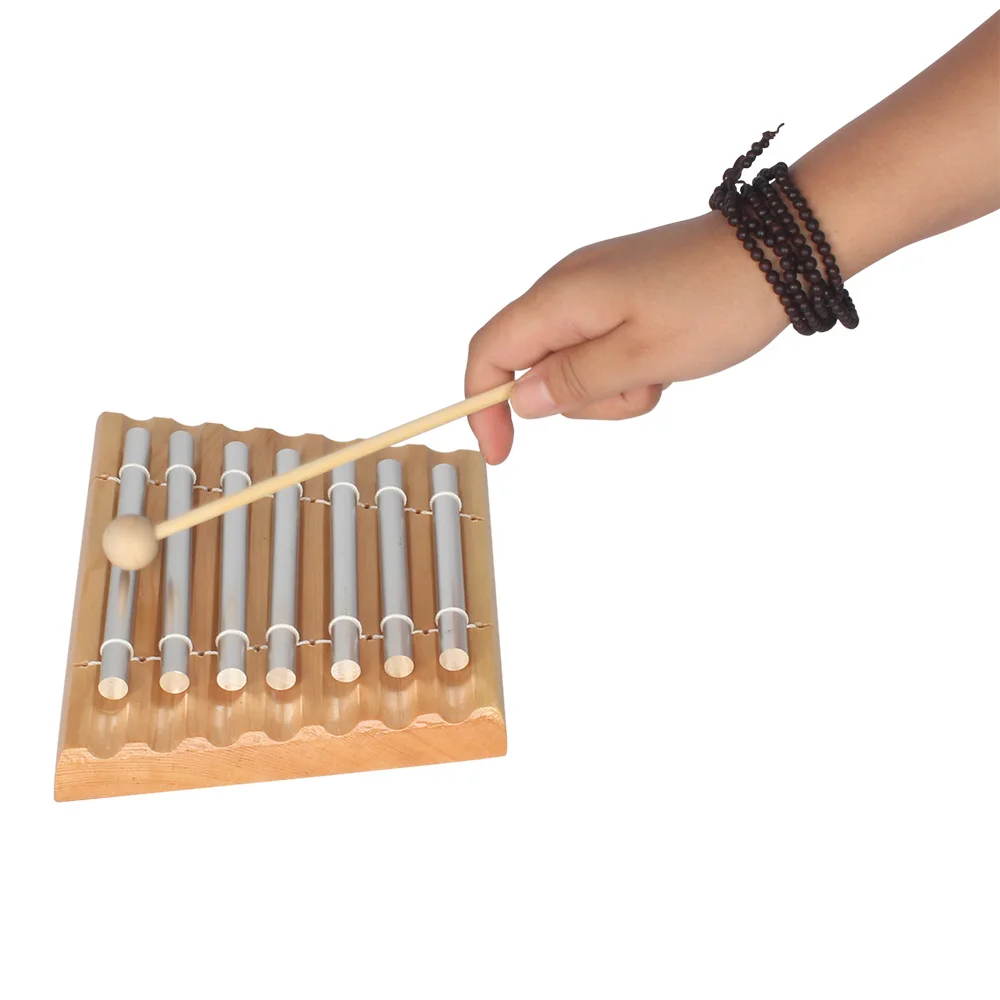 7 Tone Wind Chimes Tabletop Meditation Musical Toy Percussion Instrument Wind Chime Wooden Wind Bell Kids Educational Toys
7 Tone Wind Chimes Tabletop Meditation Musical Toy Percussion Instrument Wind Chime Wooden Wind Bell Kids Educational Toys