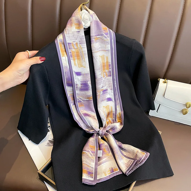 Design 2023 Luxury Brand 100% Real Silk Scarf Women Ladies Neck Tie Wrap Shawl Bandana Kerchief Foulard Female Spring Scarves
Design 2023 Luxury Brand 100% Real Silk Scarf Women Ladies Neck Tie Wrap Shawl Bandana Kerchief Foulard Female Spring Scarves