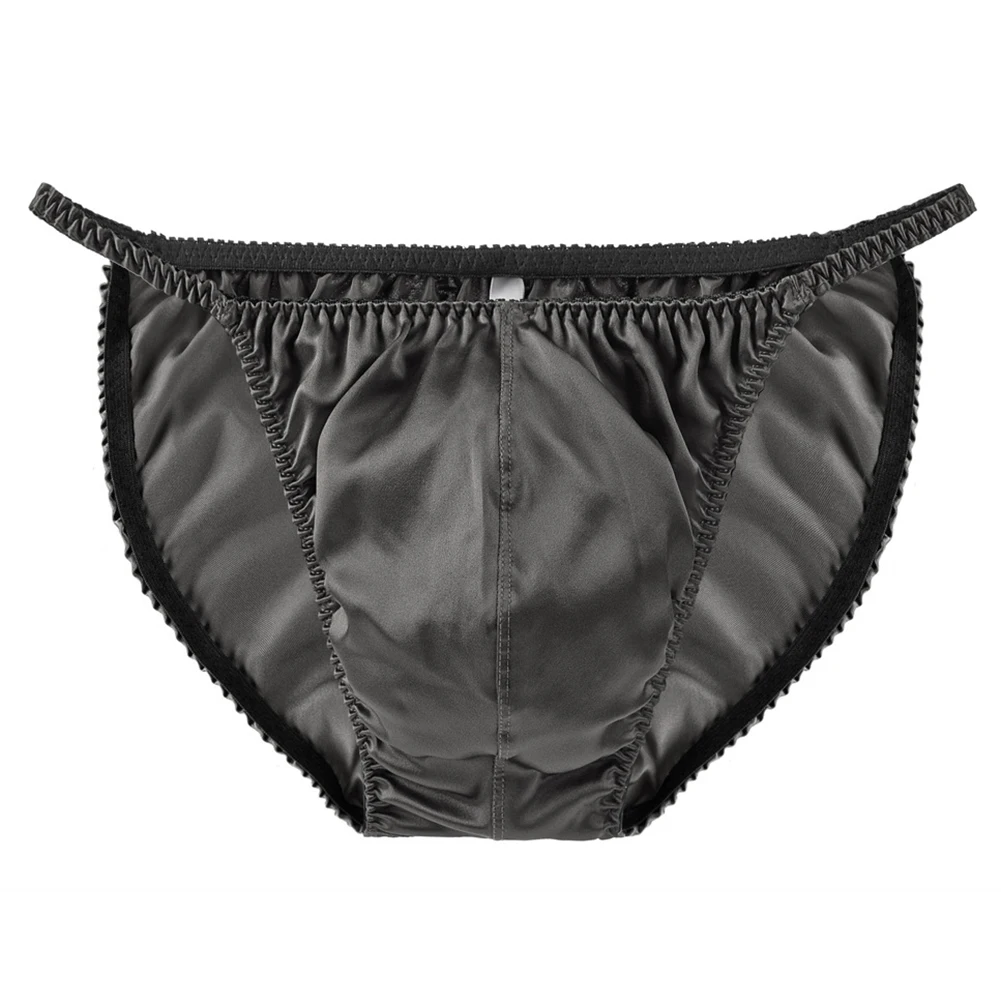 Men Briefs Pure Silk Oil Shiny Underwear Smooth Soft Bikini Underpants Low Rise Hight Cut Thong Solid Elasticity Lingerie
Men Briefs Pure Silk Oil Shiny Underwear Smooth Soft Bikini Underpants Low Rise Hight Cut Thong Solid Elasticity Lingerie