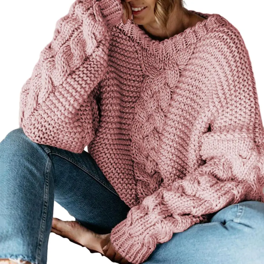 Fashion Winter Women's Sweater Solid Color O Neck Baggy Knit Pullover Streetwear Knitwear Jumpers Sweaters Tops Female Clothing
Fashion Winter Women's Sweater Solid Color O Neck Baggy Knit Pullover Streetwear Knitwear Jumpers Sweaters Tops Female Clothing