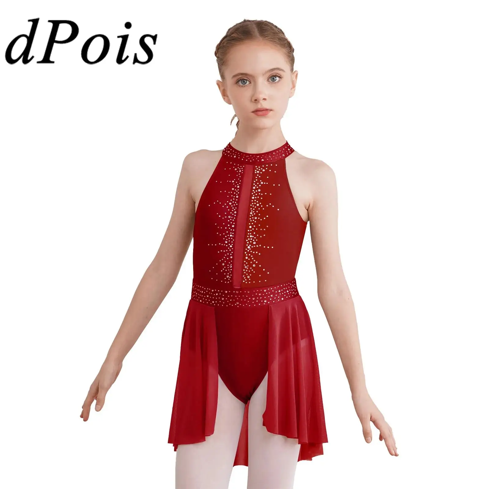 Kids Figure Skating Dress Ballet Clothes Gymnastics Leotards Children Rhinestone Lyrical Dance Costume Performance Dancewear
Kids Figure Skating Dress Ballet Clothes Gymnastics Leotards Children Rhinestone Lyrical Dance Costume Performance Dancewear