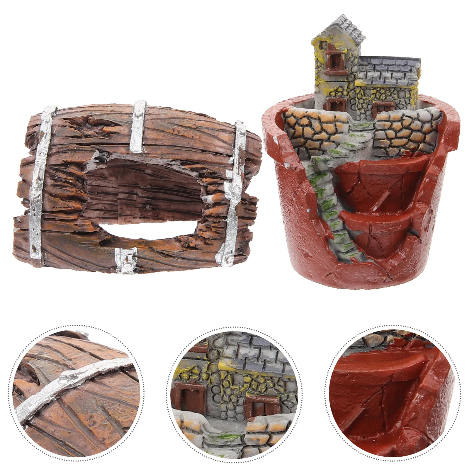 2pcs Miniature House Planter Tiny Artificial Flowers Succulent Plants Pot Mini Succulent Pots
2pcs Miniature House Planter Tiny Artificial Flowers Succulent Plants Pot Mini Succulent Pots