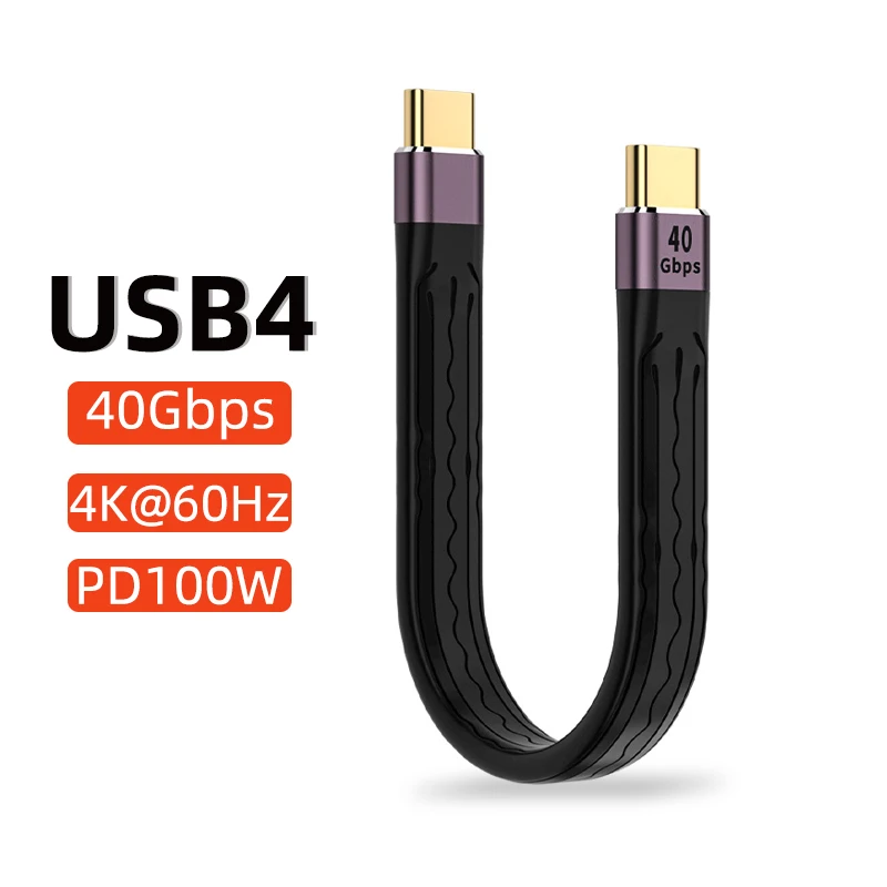 PD 100W Type C to USB C Fast Charging Adapter Cable Cord USB 4.0 40Gbps Thunderbolt 3 4K@60Hz Cable for Macbook Samsung Xiaomi
PD 100W Type C to USB C Fast Charging Adapter Cable Cord USB 4.0 40Gbps Thunderbolt 3 4K@60Hz Cable for Macbook Samsung Xiaomi