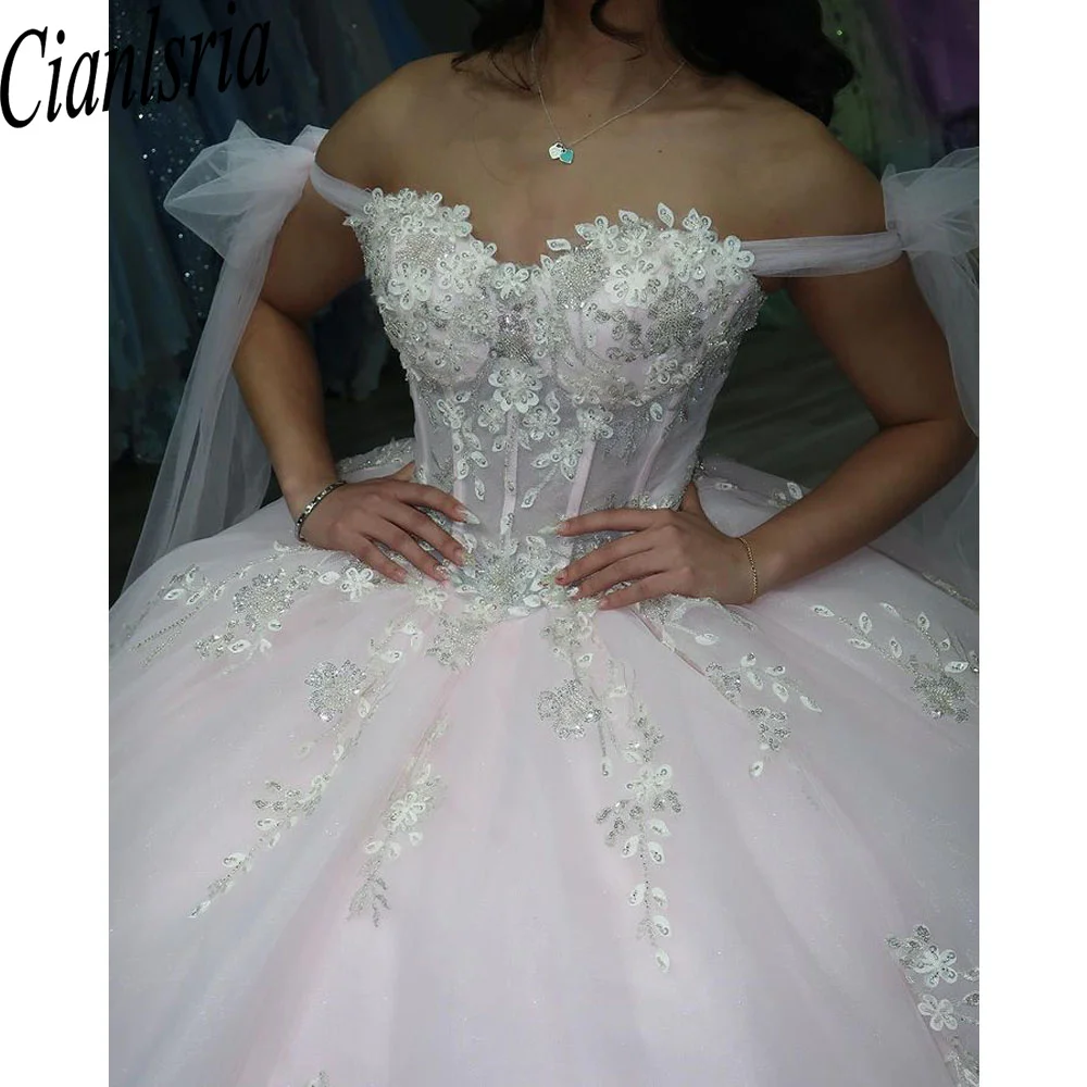 Pink Quinceanera Dresses For Sweet 16 Girls Beads Appliques Sweetheart Princess Ball Gowns Floor Length Tull 15 Vestidos
Pink Quinceanera Dresses For Sweet 16 Girls Beads Appliques Sweetheart Princess Ball Gowns Floor Length Tull 15 Vestidos