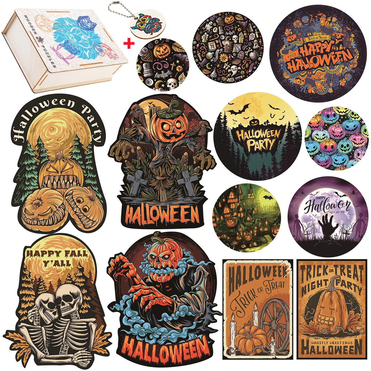 Pretty Halloween Gift Popular Elegant Shape Pumpkin Lantern Jigsaw Puzzles Beautiful Halloween Puzzle Games For Adults Kids
Pretty Halloween Gift Popular Elegant Shape Pumpkin Lantern Jigsaw Puzzles Beautiful Halloween Puzzle Games For Adults Kids