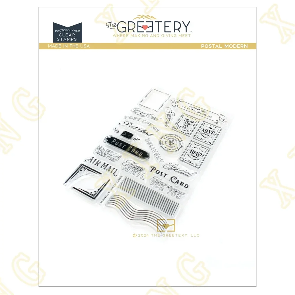 2024 New Postal Modern Metal Cutting Dies Clear Stamps Scrapbooking New Make Photo Album Card Diy Paper Embossing Craft Supplies
2024 New Postal Modern Metal Cutting Dies Clear Stamps Scrapbooking New Make Photo Album Card Diy Paper Embossing Craft Supplies