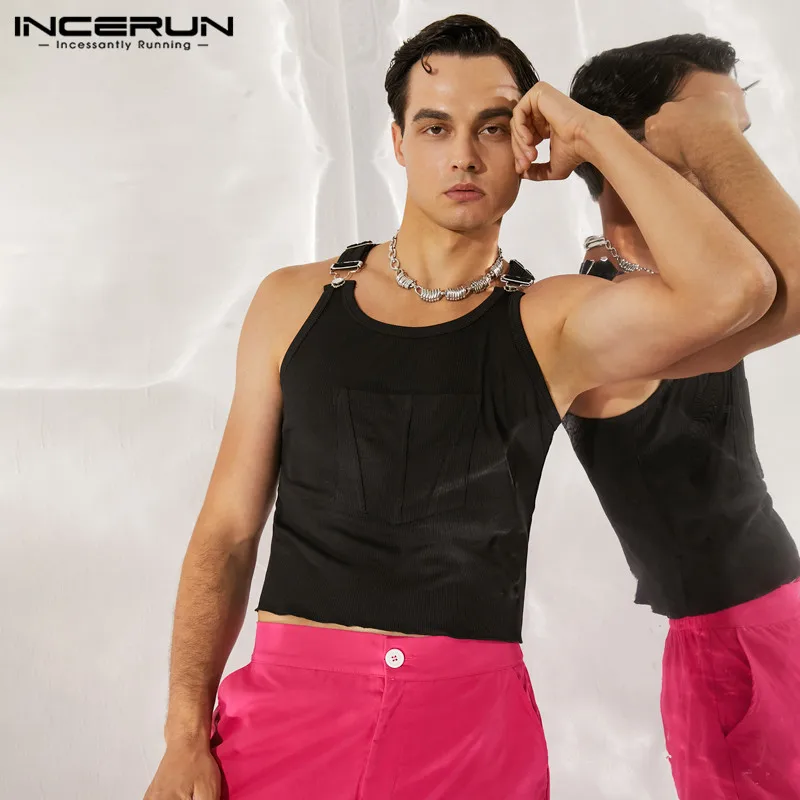 INCERUN Tops 2023 New Men's Solid Hot Sale Waistcoat Loose Comfortable All-match Simple Strap Buckle Stretch Knitted Vests S-5XL
INCERUN Tops 2023 New Men's Solid Hot Sale Waistcoat Loose Comfortable All-match Simple Strap Buckle Stretch Knitted Vests S-5XL