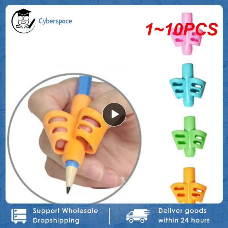 1~10PCS Set Writing Correctors Toys For Children Kids Learning Holding Supplies Soft Silicone Correcting Pen Holder Postures
1~10PCS Set Writing Correctors Toys For Children Kids Learning Holding Supplies Soft Silicone Correcting Pen Holder Postures