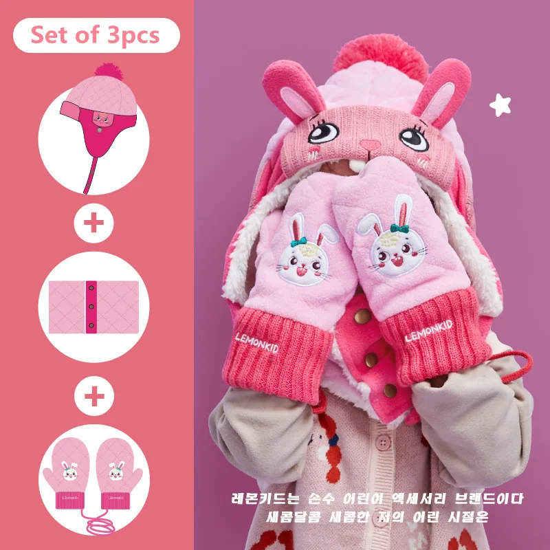 Winter Warmer Hat Scarf Gloves Set For Girls Boys Keep Outdoor Warmer Beanies Caps Casual Plush Hats Solid Fleece Kawaii Present
Winter Warmer Hat Scarf Gloves Set For Girls Boys Keep Outdoor Warmer Beanies Caps Casual Plush Hats Solid Fleece Kawaii Present