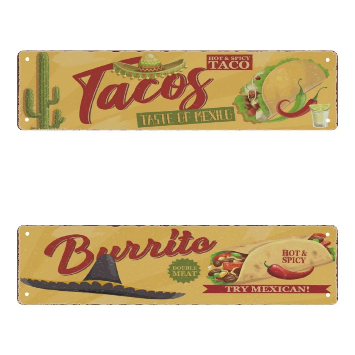 Metal Signs Tacos,Burrito Tin Signs Vintage Bar Club Cave Home Kitchen Wall Art Decor Funny Signs Decor 16x4 Inch
Metal Signs Tacos,Burrito Tin Signs Vintage Bar Club Cave Home Kitchen Wall Art Decor Funny Signs Decor 16x4 Inch