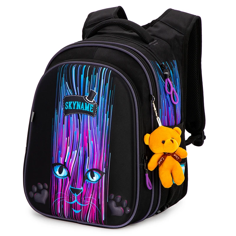 

Cartoon Unicorn Girls Backpacks Children Orthopedic School Bags Primary 1-3 Grade Students Bookbag Kids Satchels Mochila escolar