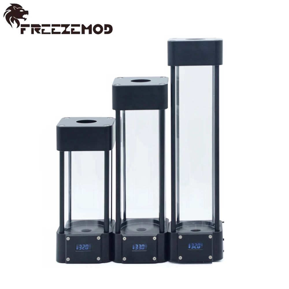 FREEZEMOD Cuboid Reservoir LCD Temperature Acrylic Water Tank Thermometer Aluminum Alloy POM Water Cooling Liquid Cooler PO-WDX
FREEZEMOD Cuboid Reservoir LCD Temperature Acrylic Water Tank Thermometer Aluminum Alloy POM Water Cooling Liquid Cooler PO-WDX
