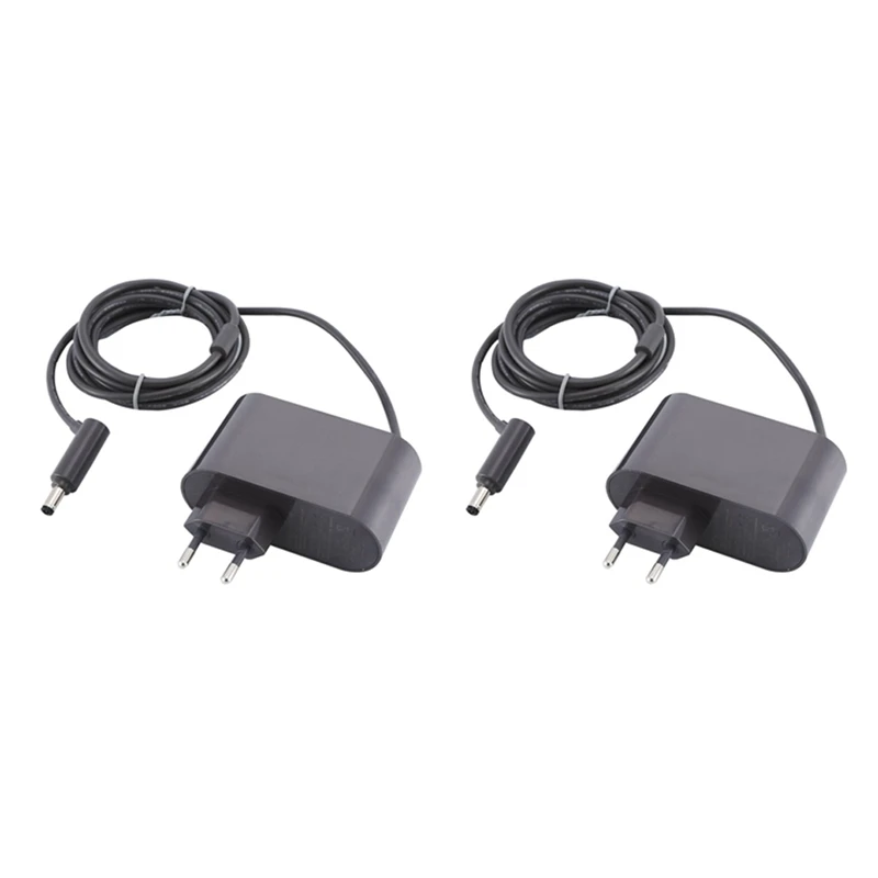 

2X Vacuum Cleaner Power Adapter Robot Cleaner Replacement Charger For Dyson V6 V7 V8 DC58 DC59 DC61 DC62 DC74 EU Plug