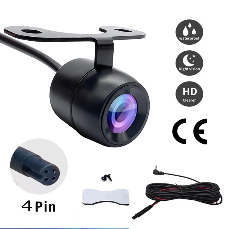 Dashcam rearview camera 4 holes car loaded navigation small butterfly reversing image infrared night vision waterproof
Dashcam rearview camera 4 holes car loaded navigation small butterfly reversing image infrared night vision waterproof