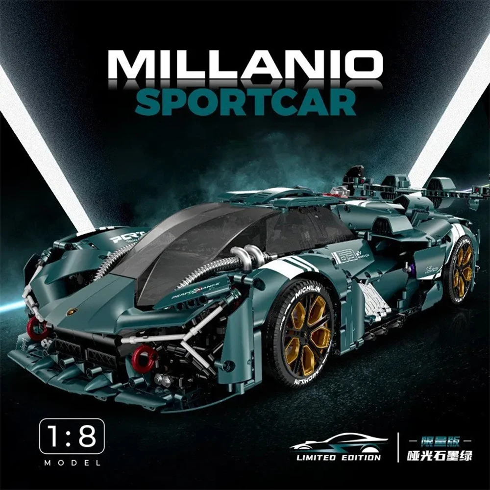 Technical Series 10611 Super Concept Sports Car Modular MOC Racing Building Blocks Model Bricks 3466PCS Creative Kids Toys Gifts
Technical Series 10611 Super Concept Sports Car Modular MOC Racing Building Blocks Model Bricks 3466PCS Creative Kids Toys Gifts